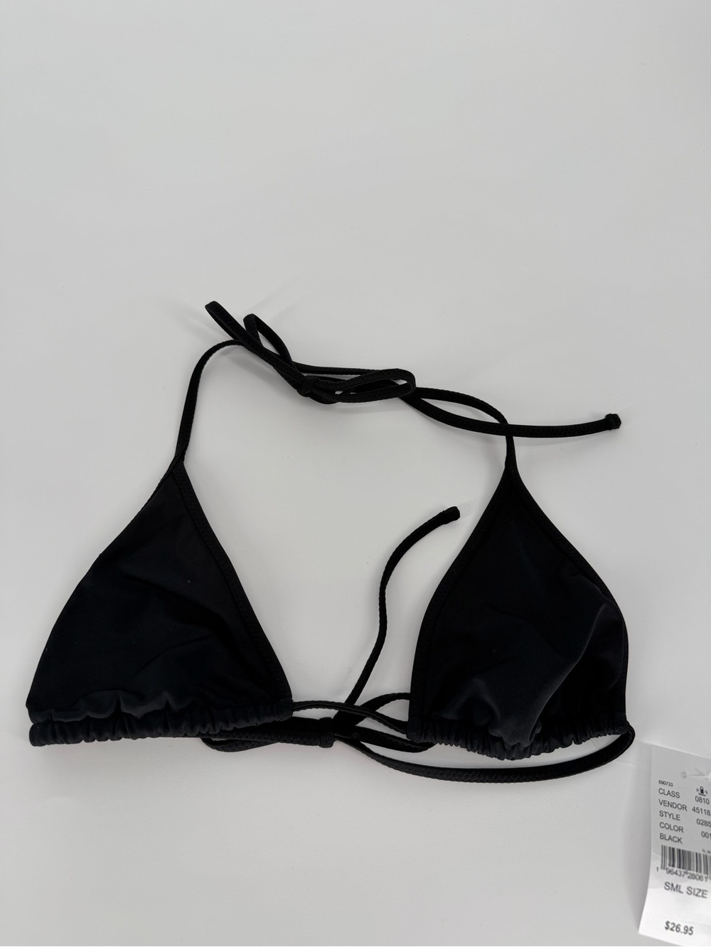 PacSun Black Triangle Bikini Top